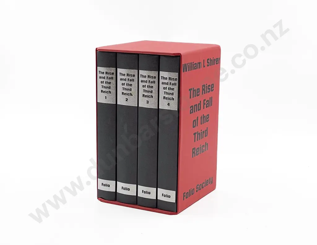 William L Shirer Four Volume Boxed Set of The Rise and Fall of the Third Reich Image 1++