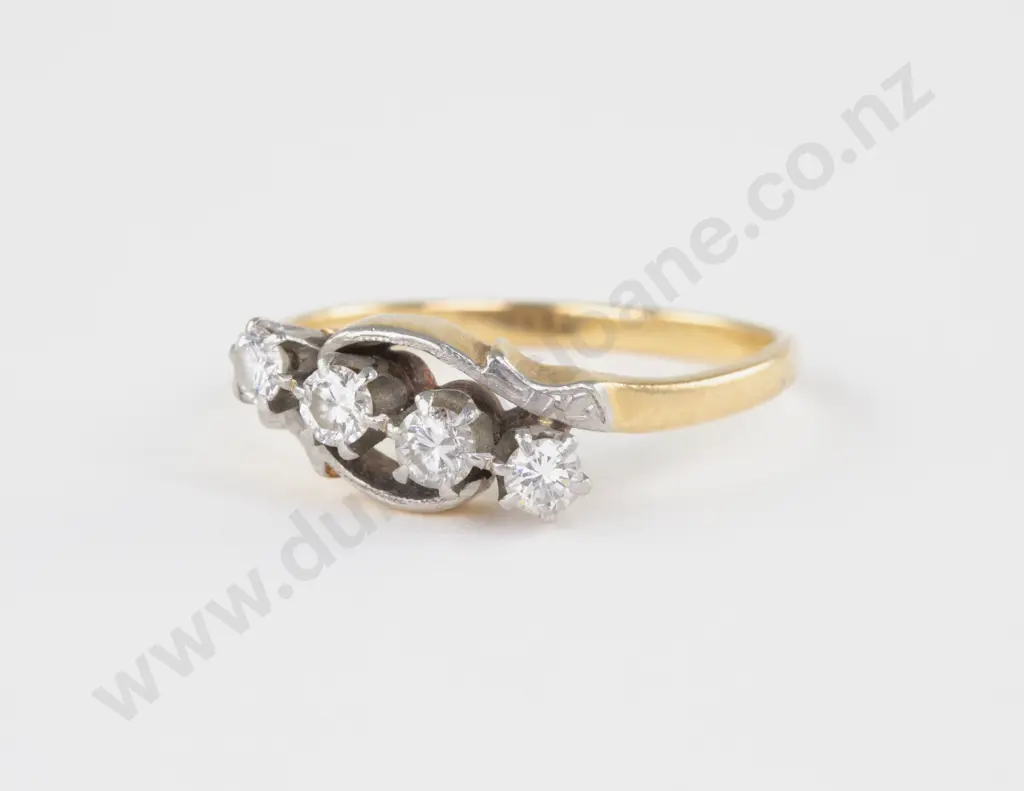 18ct Four Stone Diamond Ring Image 1++