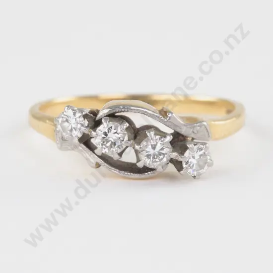 18ct Four Stone Diamond Ring