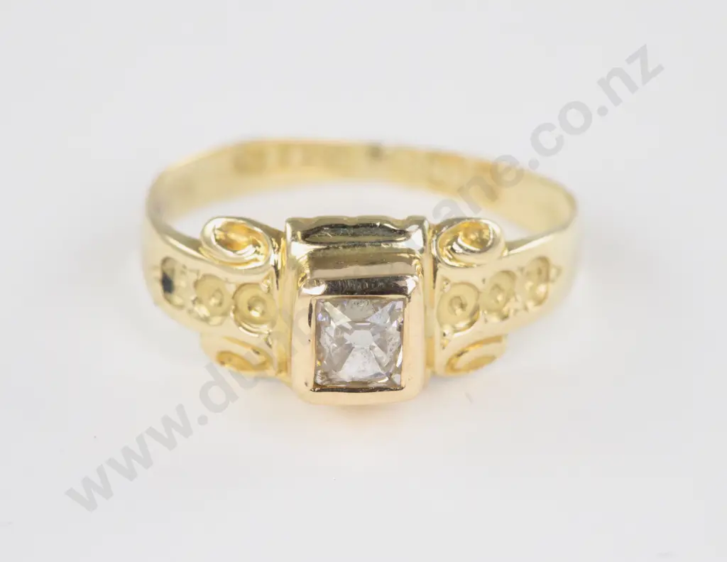 14ct Solitaire Diamond Ring Image 1++