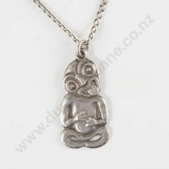 S/S Tiki Pendant on Chain