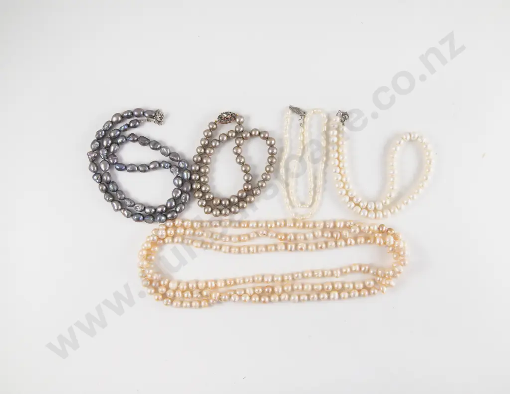 Freshwater Pearl Opera Length Necklace Image 1++