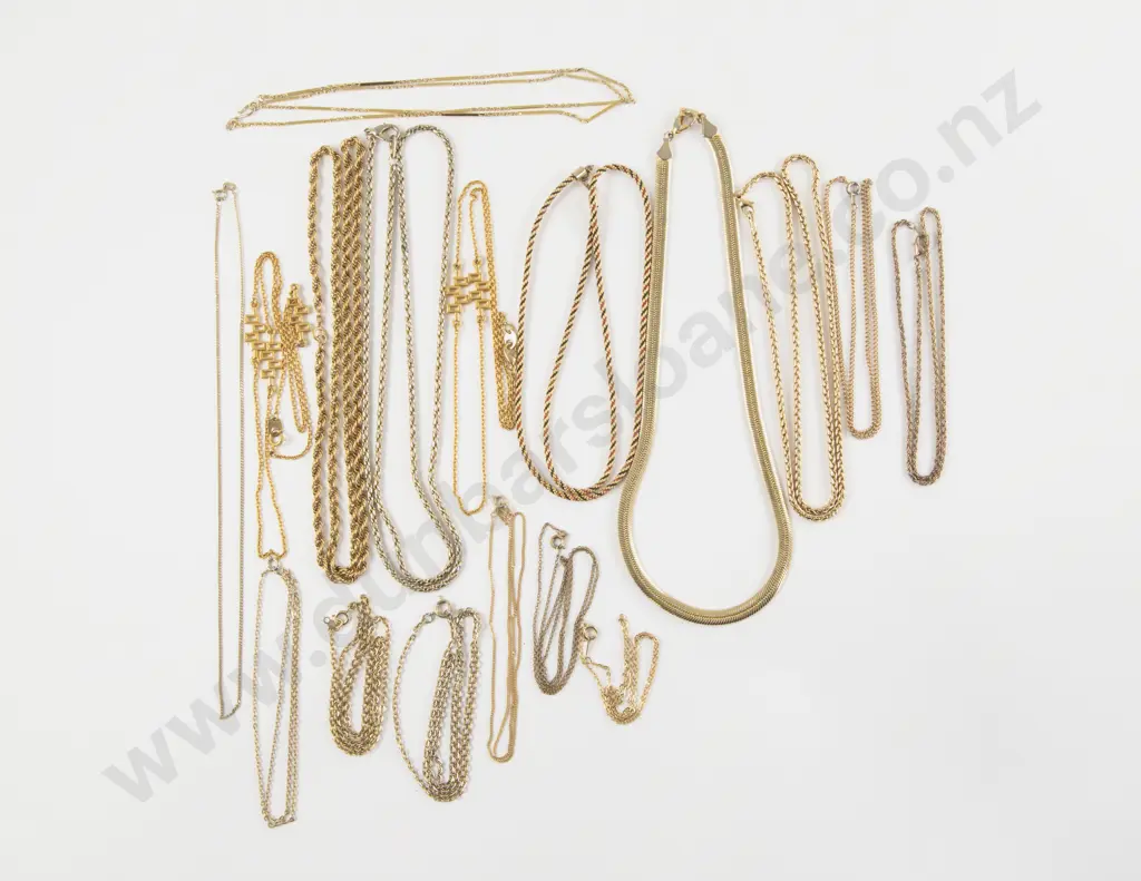 Quantity of Gold Plated Neck Chains Image 1++