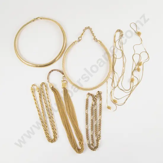 Quantity of Gold Plated Neck Chains