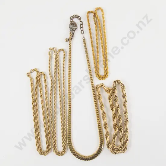 Quantity of Gold Plated Neck Chains