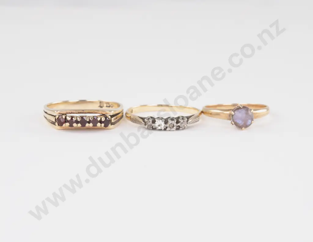 18ct Four Stone Diamond Ring Image 1++