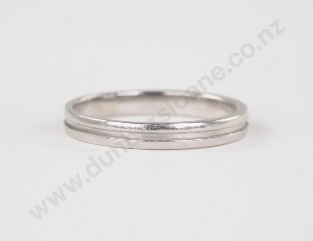 All Platinum Wedding Band Image 1++