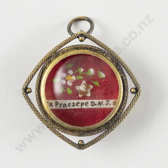 .800 Silver Reliquary with Relic
