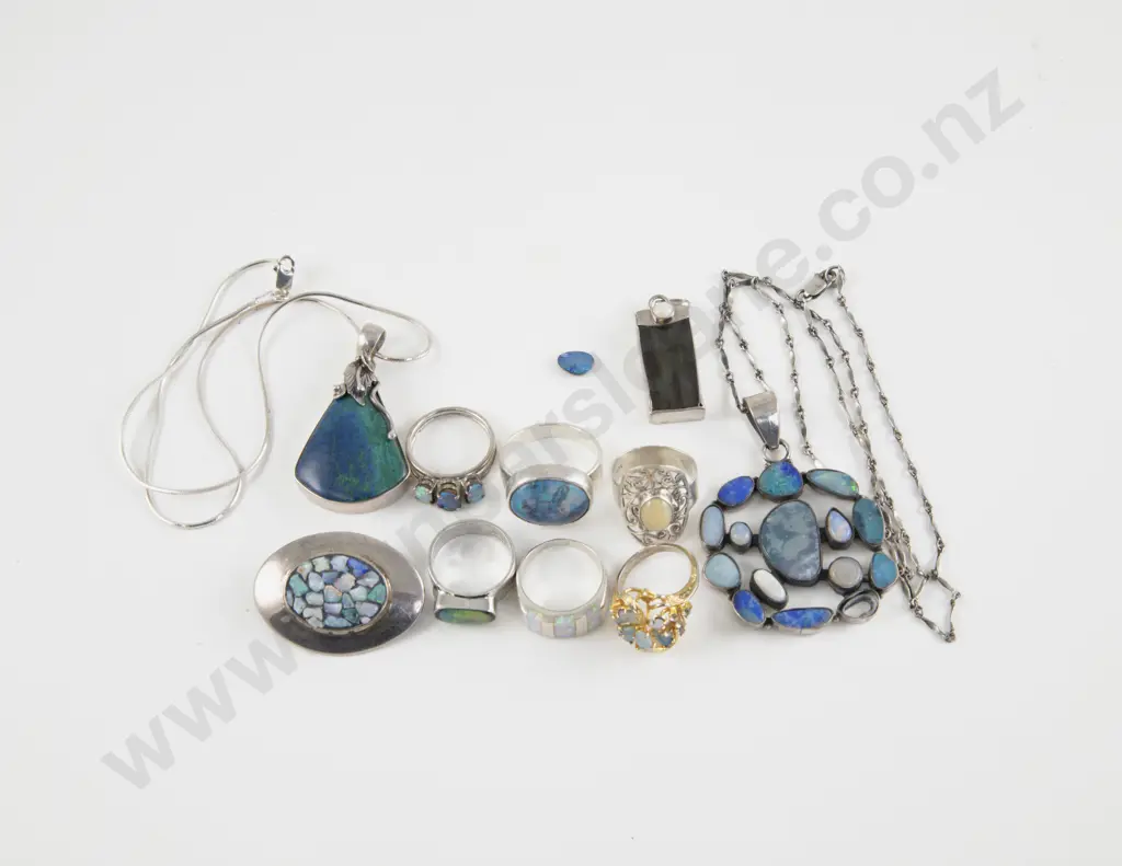 Collection of S/S Opal Jewellery Image 1++