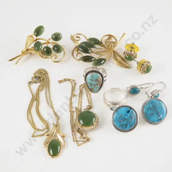 Collection of S/S Turquoise Jewellery