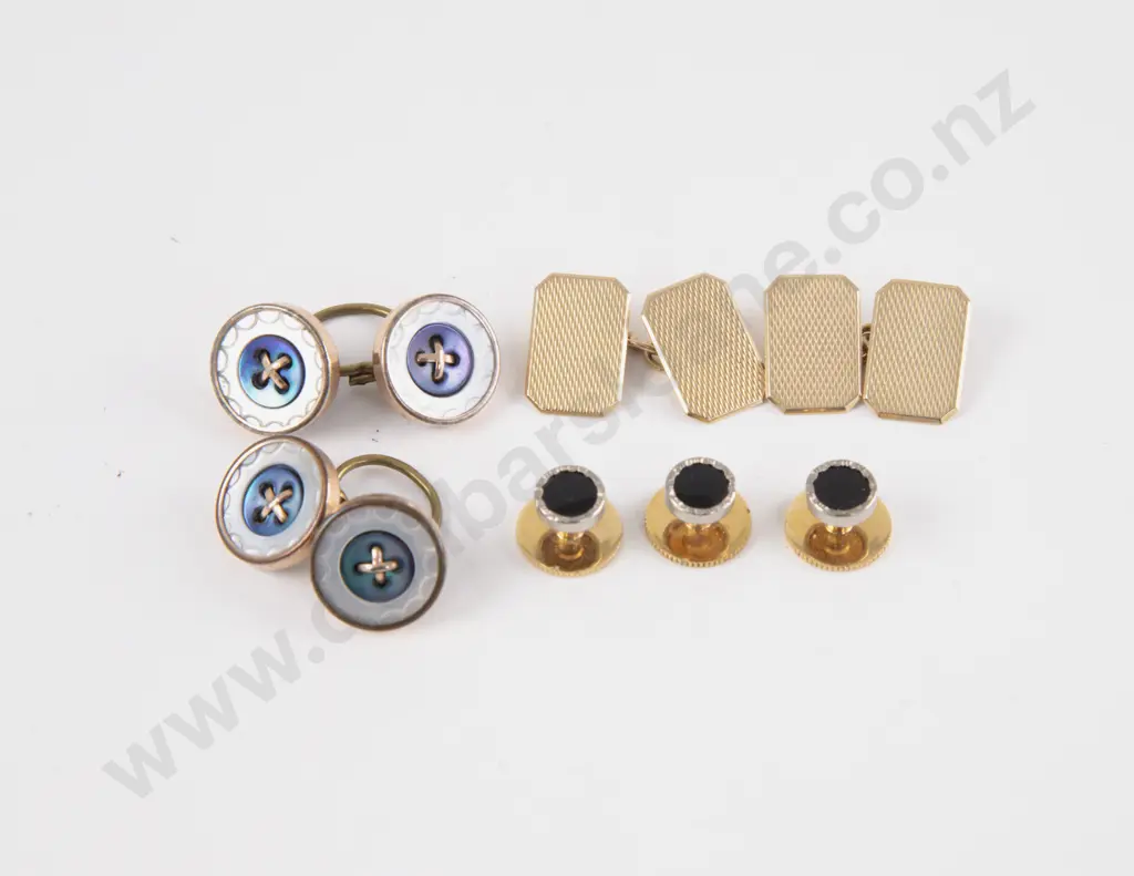 Pair 9ct Cufflinks Image 1++