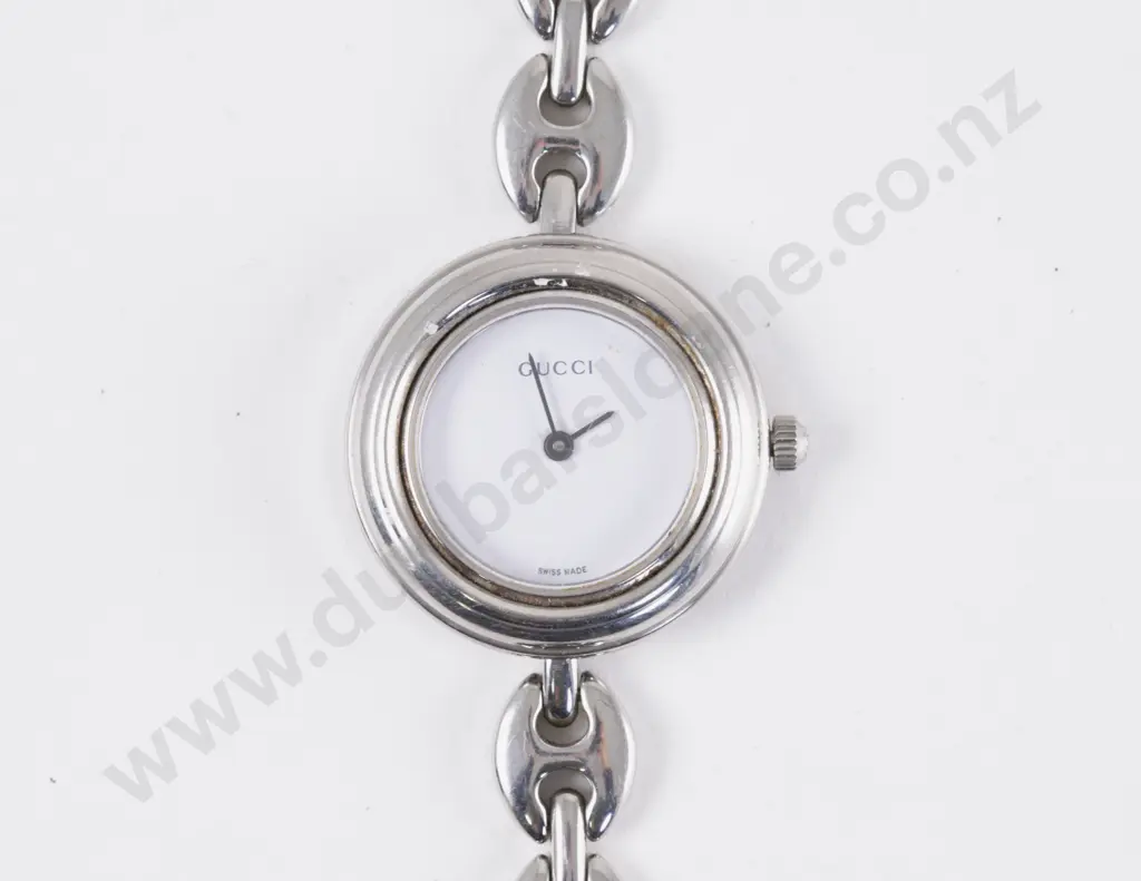 Vintage Gucci Ladies Stainless Steel Wrist Watch Image 1++