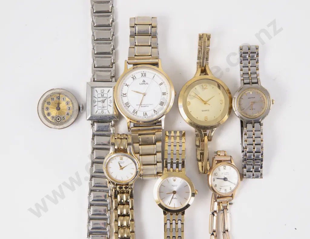 Faux Rolex Wrist Watch and Six Others Image 1++