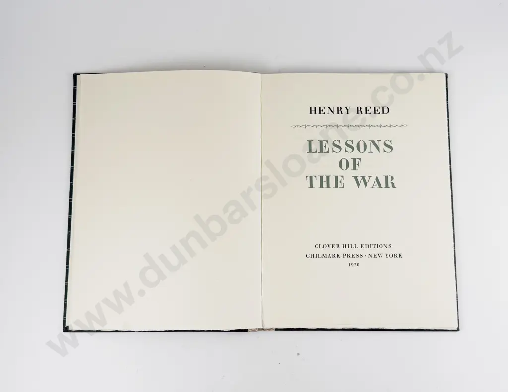 Reed Henry - Lessons Of The War Image 1++