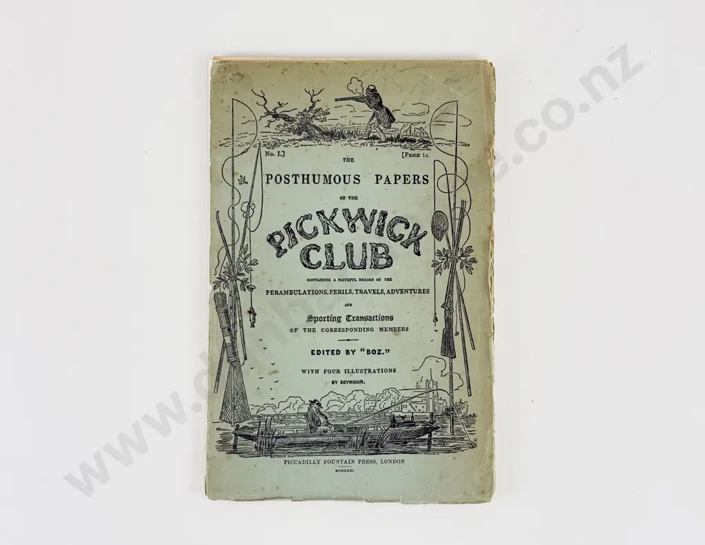"Boz" (Charles Dickens) The Posthumous Papers of the Pickwick Club (20 Vols, 1931/32) Image 1++