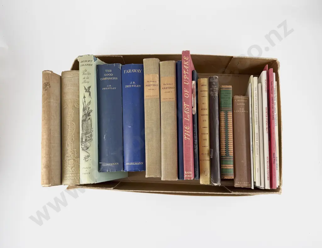 Box Of Assorted Poetical Literary Volumes Image 1++