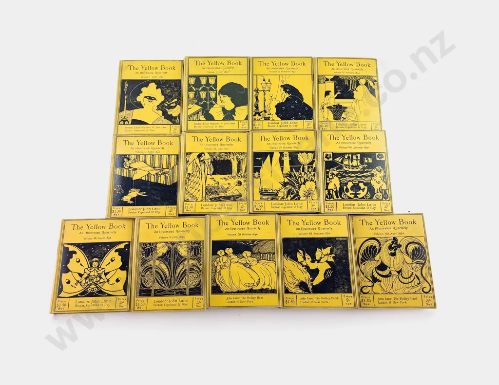 Various - Rare & Complete 13 Volume Set Of The Yellow Book Image 1++