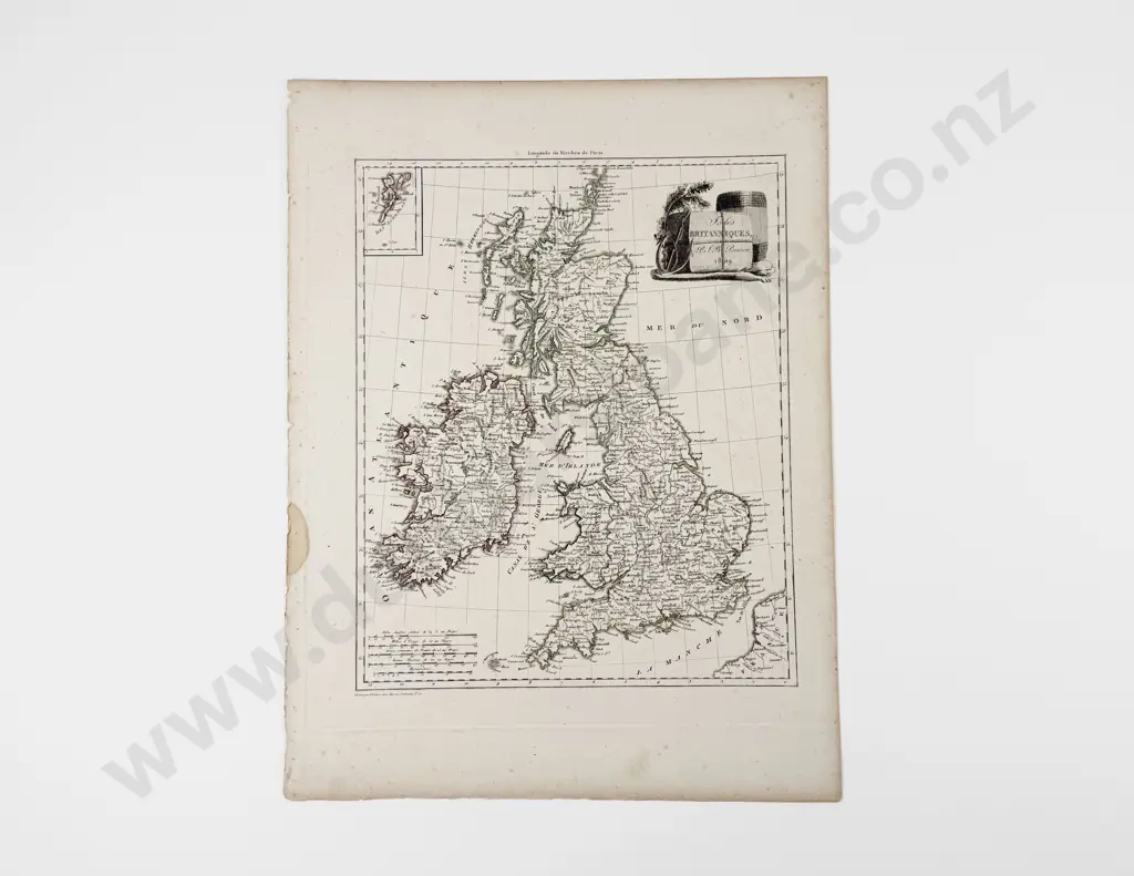 P F B Poirson - Iles Brittanique 1809 Image 1++