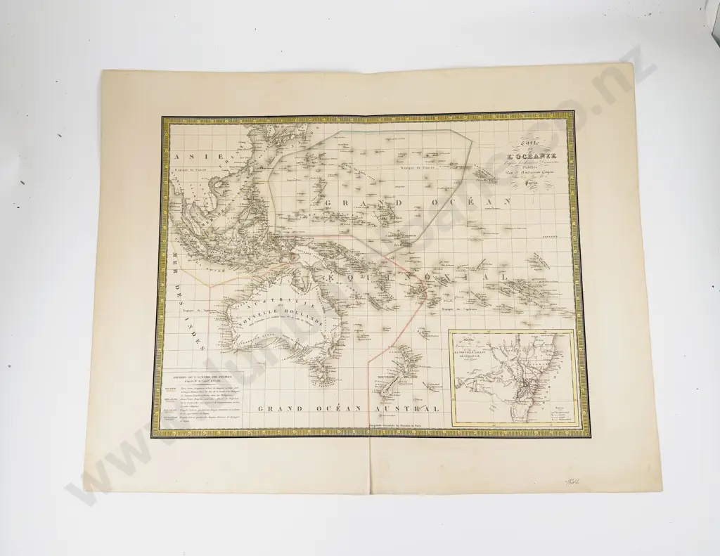 Andriveau Goujon - Carte De Oceanie 1834 Image 1++