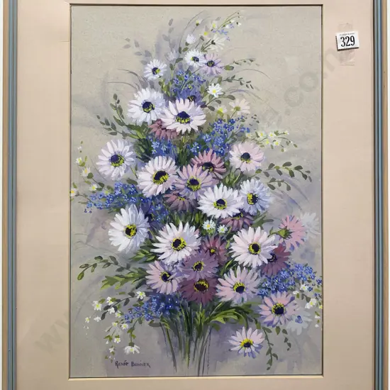 Renee Benner - Floral Still Life - Watercolour
