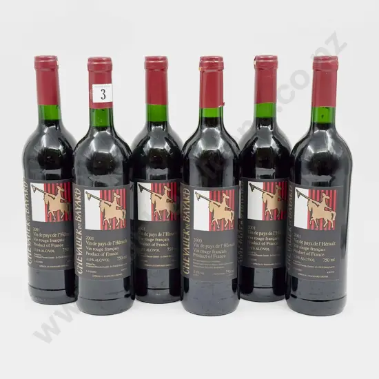 5 Bottles 2000 and One 2001 Vin de pays de I'Hérault