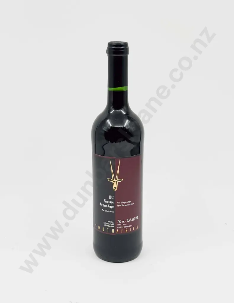 6 Bottles South African 2012 Pinotage Western Cape Image 1++