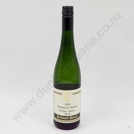 6 Bottles German 2018 Detzemer St Michaels Riesling