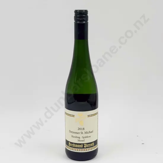 6 Bottles German 2018 Detzemer St Michael Riesling Spätlese