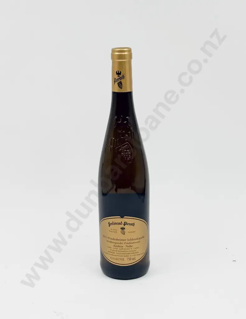 6 Bottles German 2015 Windesheimer Schlosskapelle Weissburgunder Image 1++