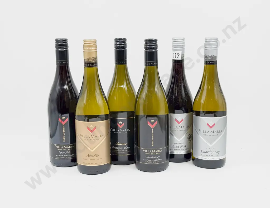6 Bottles Assorted Villa Maria Estate Image 1++