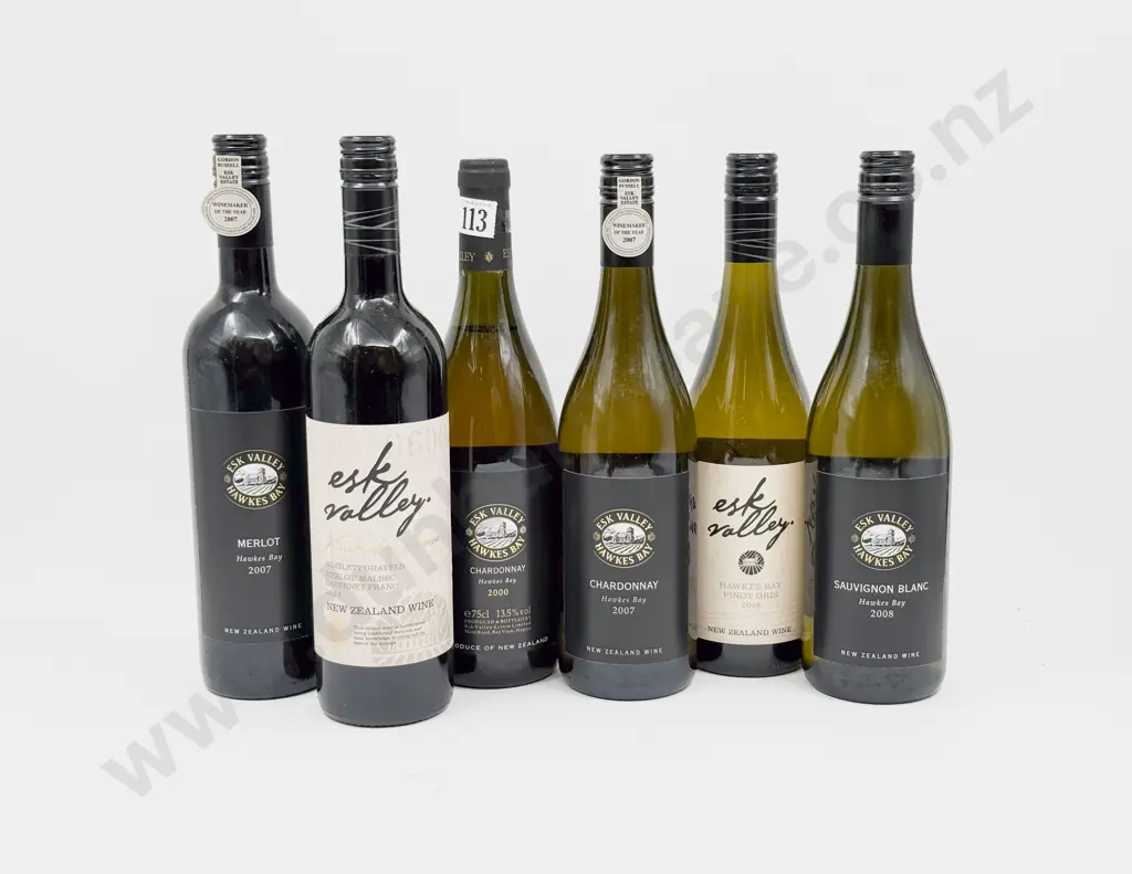 6 Bottles Assorted Esk Valley Estate Image 1++