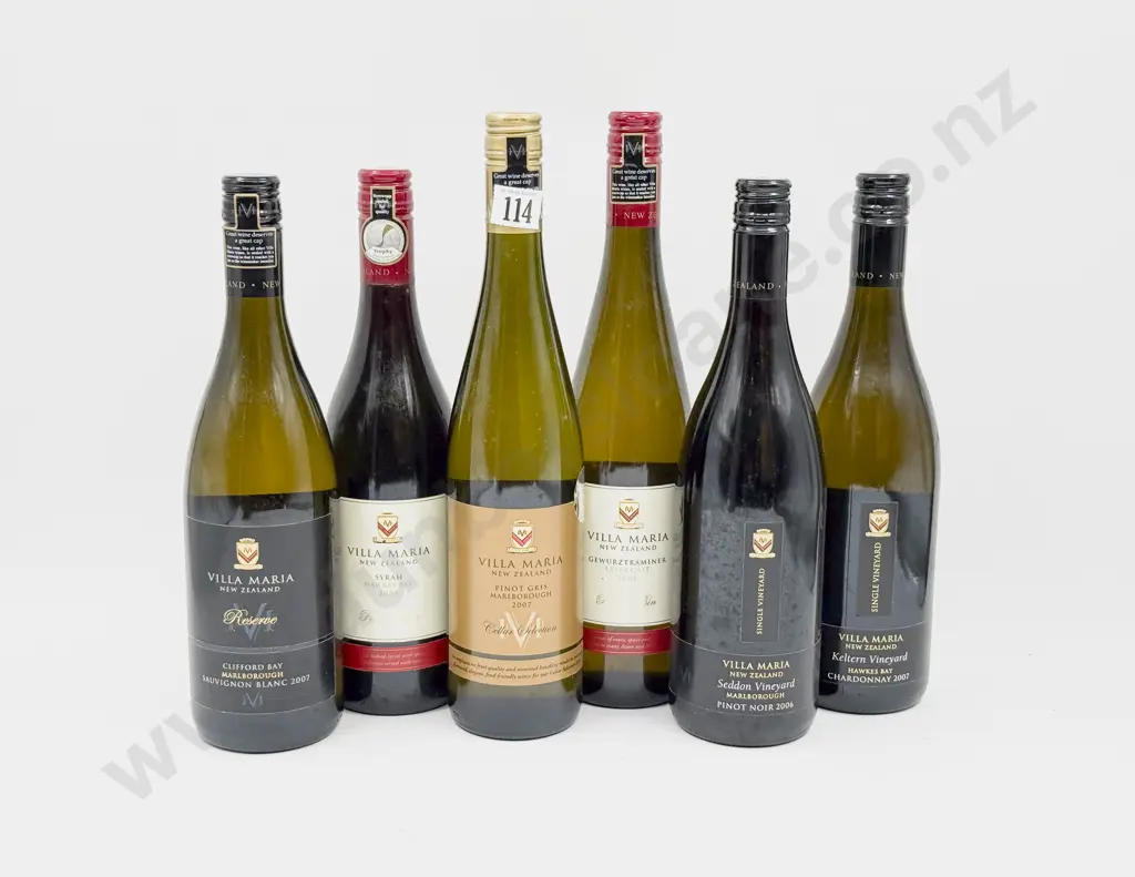 6 Bottles Assorted Villa Maria Estate Image 1++
