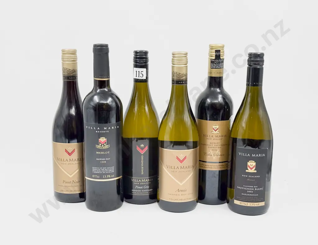 6 Bottles Assorted Villa Maria Estate Image 1++