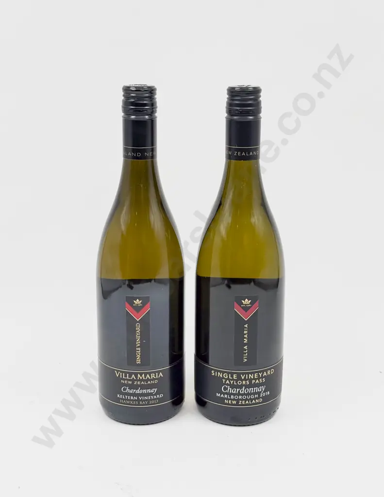 5 Bottles 2018 and 1 2013 Villa Maria Chardonnay Image 1++