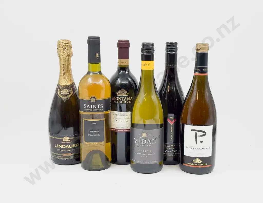 6 Bottles Assorted New Zealand Wine Image 1++