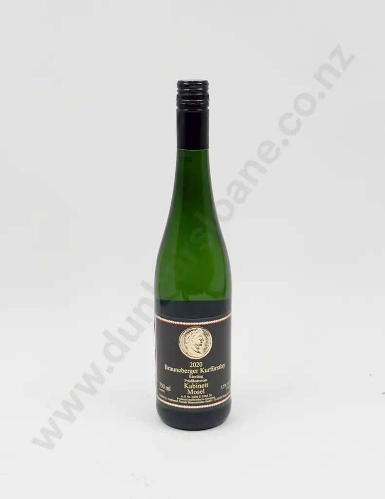 6 Bottles German 2020 Brauneberger Kurfürstlay Riesling Kabinett Image 1++