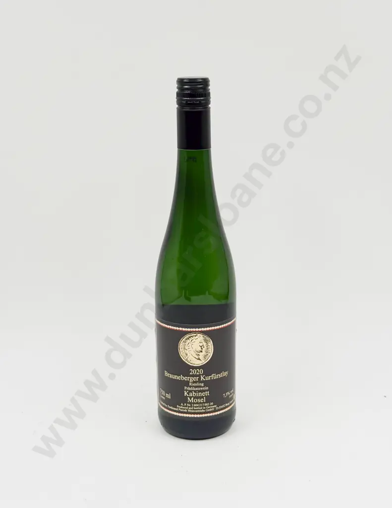 6 Bottles German 2020 Brauneberger Kurfürstlay Riesling Kabinett Image 1++