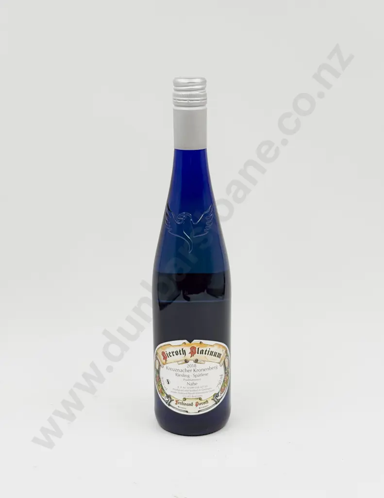 6 Bottles German 2018 Kreuznacher Kronenberg Riesling Spätlese Image 1++