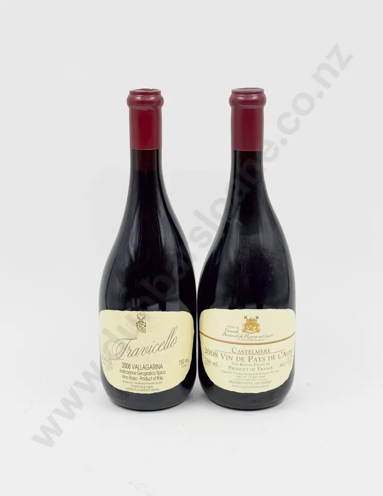 6 Bottles Italian 2008 Vallagarina Vino Rosso Image 1++