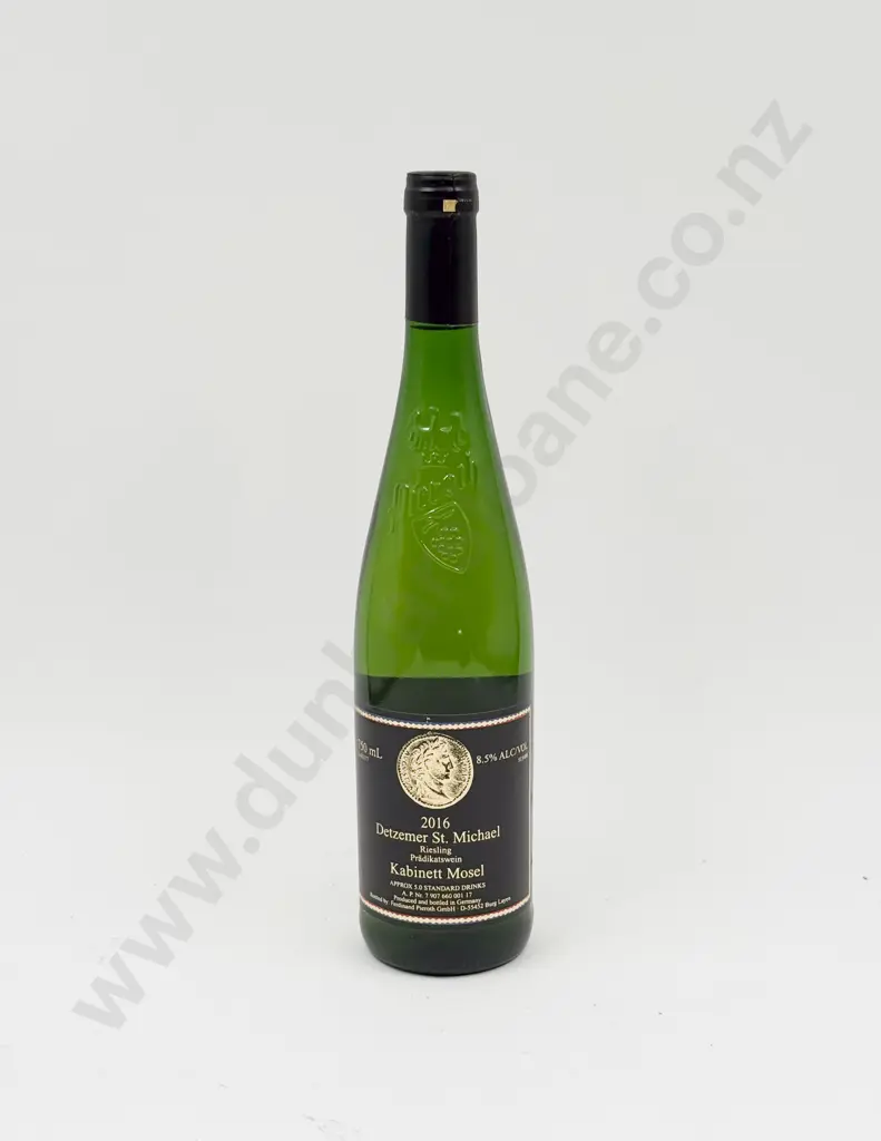 6 Bottles German 2016 Detzemer St Michael Riesling Kabinett Image 1++