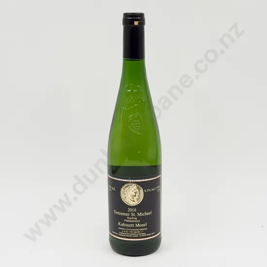 6 Bottles German 2016 Detzemer St Michael Riesling Kabinett
