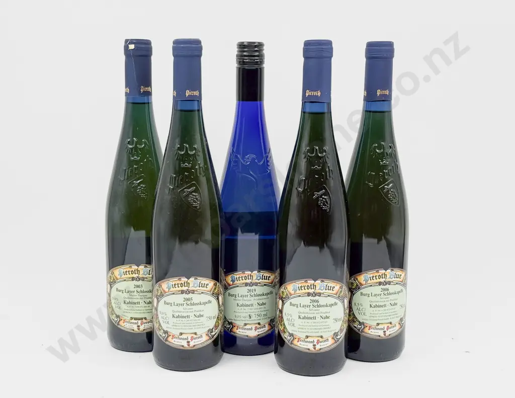 5 Bottles German Assorted Burg Layer Schlosskapelle Kabinett Image 1++