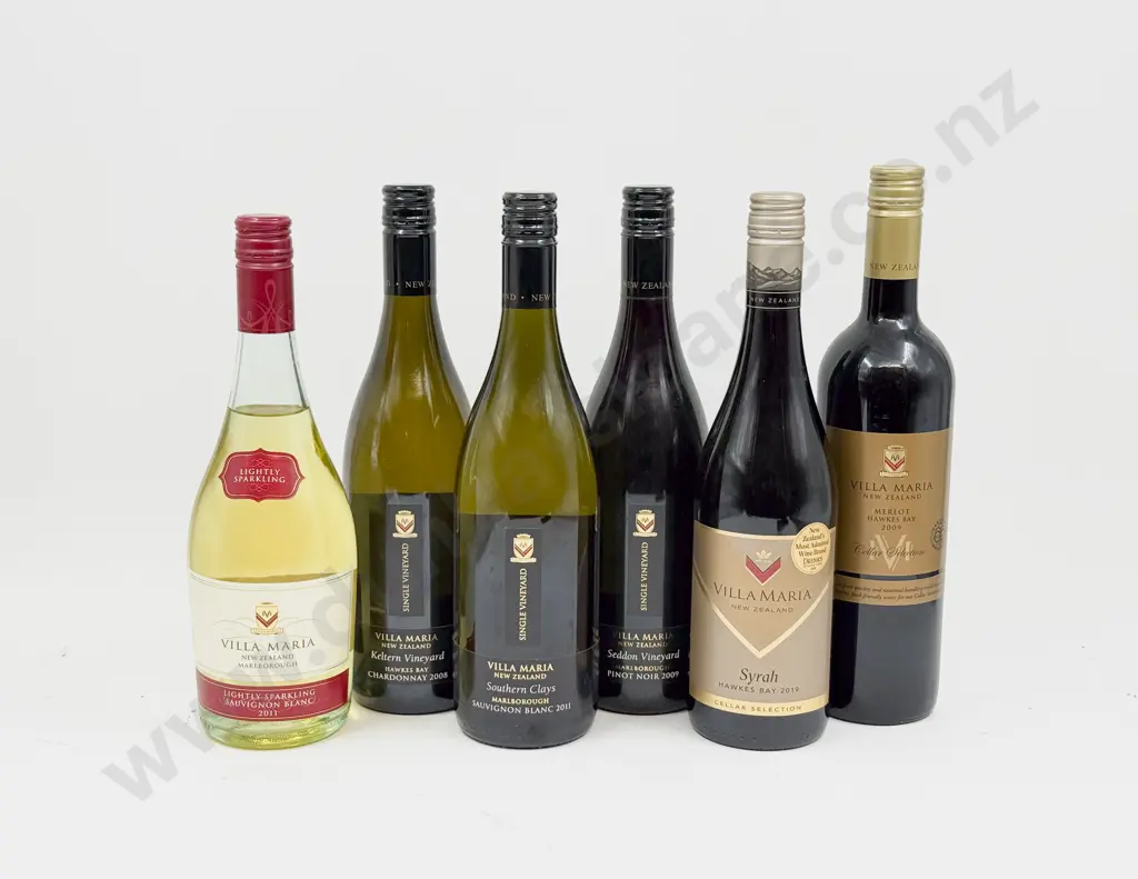 6 Bottles Assorted Villa Maria Estate Image 1++