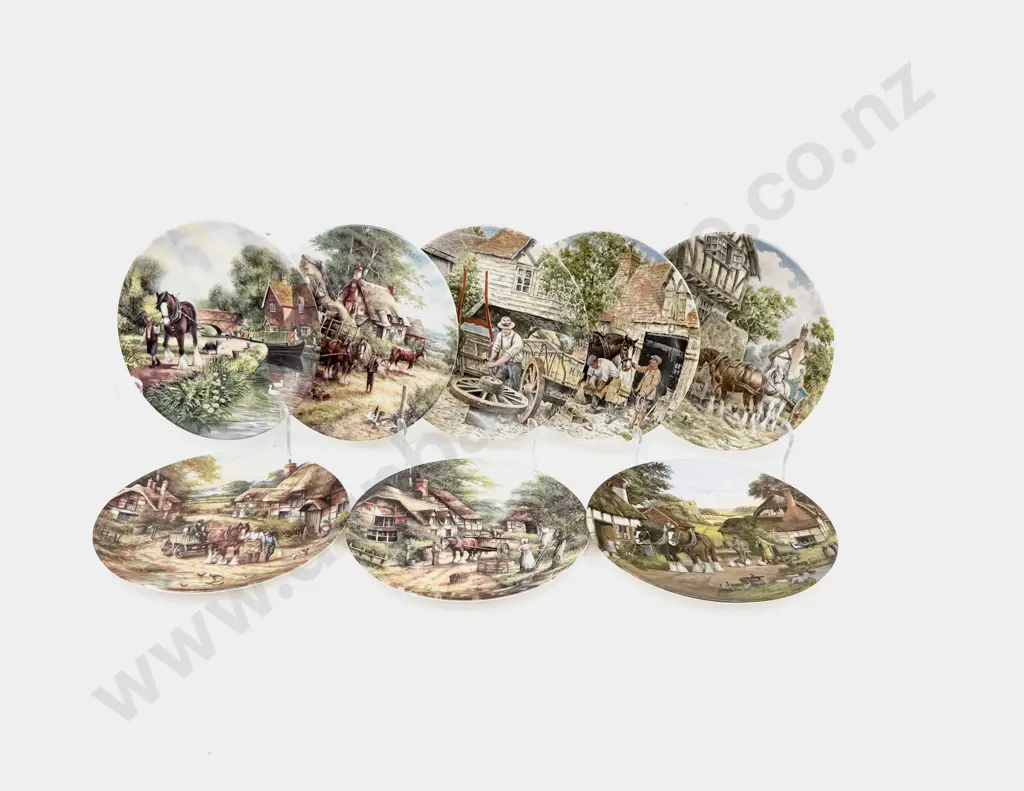 Eight Wedgwood Comm. Plates Image 1++