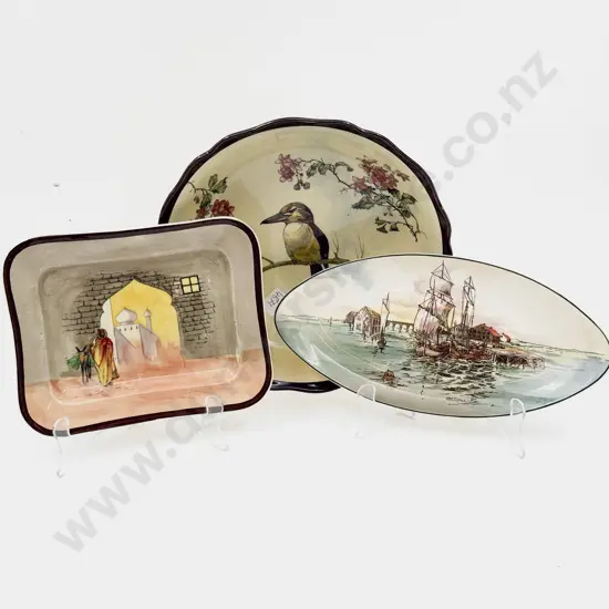 RD Kookaburra Bowl & Two Other Pieces of RD