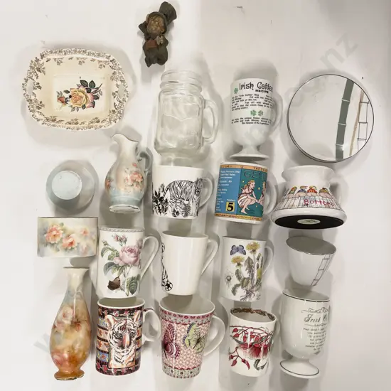 Box of Assorted China