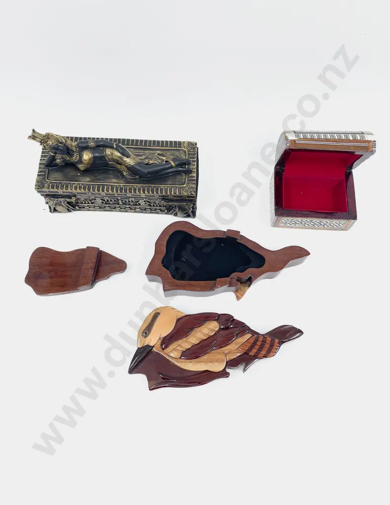 Assorted Decorative Trinket Boxes and China Fu Dog Ornament Image 1++