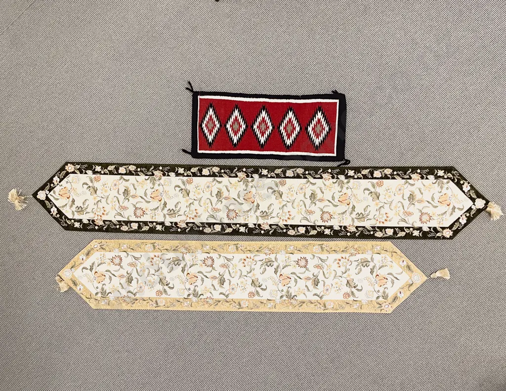 Two Decorative Table Runners & Other Image 1++