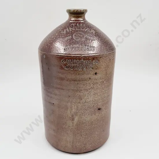 Murdoch & Co Dunedin Tui Vinegar Stoneware Bottle