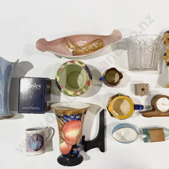 Box of Assorted China & Ornaments etc